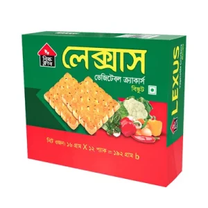 বিস্ক ক্লাব লেক্সাস ভেজিটেবল ক্র্যাকার্স বিস্কুট ১৯২ গ্রাম